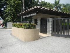 Historic Mehan Garden and Universidad de Manila in Ermita, Manila with surrounding landmarks and streets