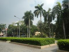 Mehan Garden in Ermita, Manila with lush greenery and city buildings in the background