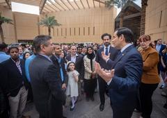 Secretary Marco Rubio meets employees and families of U.S. Embassy Riyadh and U.S. Mission to Yemen