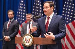 Secretary Marco Rubio meeting with employees and families of U.S. Mission Saudi Arabia in Riyadh