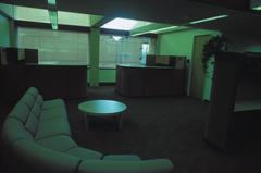 Chancery Office Building in Riyadh, architectural slide photo from 1986 by CRS and Sirrine