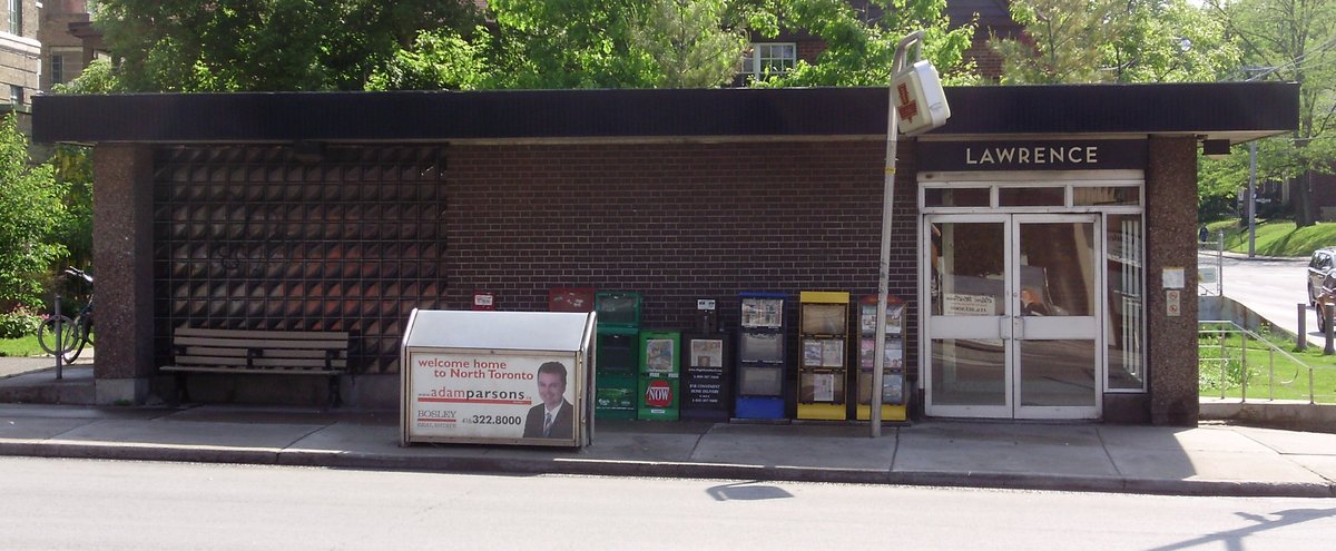 Toronto Transit Commission's Lawrence Station exterior