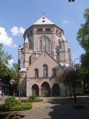 West side of the Romanesque Basilica St. Gereon in Cologne Altstadt-Nord