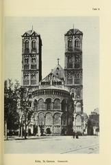 Book cover of Die Kunstdenkmäler der Rheinprovinz series on Cologne's church monuments