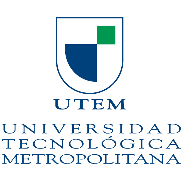 UTEM university logo in red and black colors