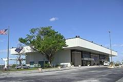 Miami Amtrak station exterior view in February 2008