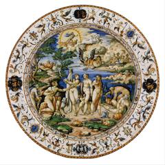 The Judgment of Paris painting by workshop of Orazio Fontana