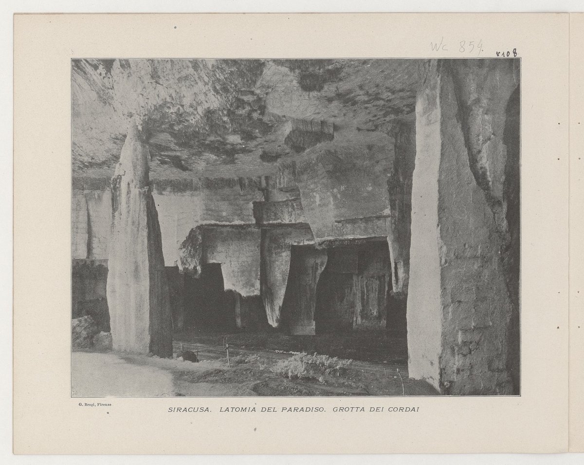 Vintage photographic album pages showing scenes from Campania and Sicily, Italy, circa 1901