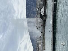 Jet d'eau fountain in Geneva in March 2023