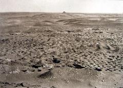 Sesostris III pyramid at Dahshur under a clear blue sky