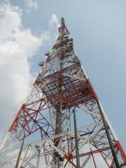 Aerial view of ABS-CBN Broadcasting Center and Eugenio Lopez Jr. Communications Center along Mother Ignacia Avenue, Sgt. Esguerra Avenue, and Eugenio Lopez Avenue in Barangay South Triangle, Quezon City