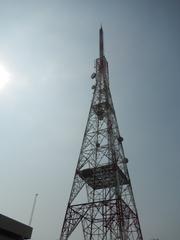 ABS-CBN Broadcasting Center and Eugenio Lopez Jr. Communications Center along Mother Ignacia Avenue in South Triangle, Quezon City with Millennium Transmitter tower