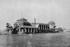grand stand at the racecourse