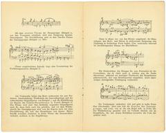 Programme pages 8-9 for the world premiere of Anton Bruckner's Symphony No. 9 on February 11, 1903 at the Musikverein Vienna