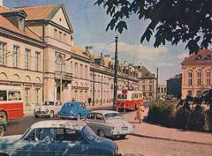Miodowa Street in Warsaw in the 1960s