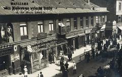 Miodowa Street in Warsaw after PPS bomb explosion in 1905