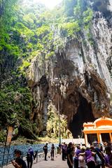 Karst formations inside Batu Caves