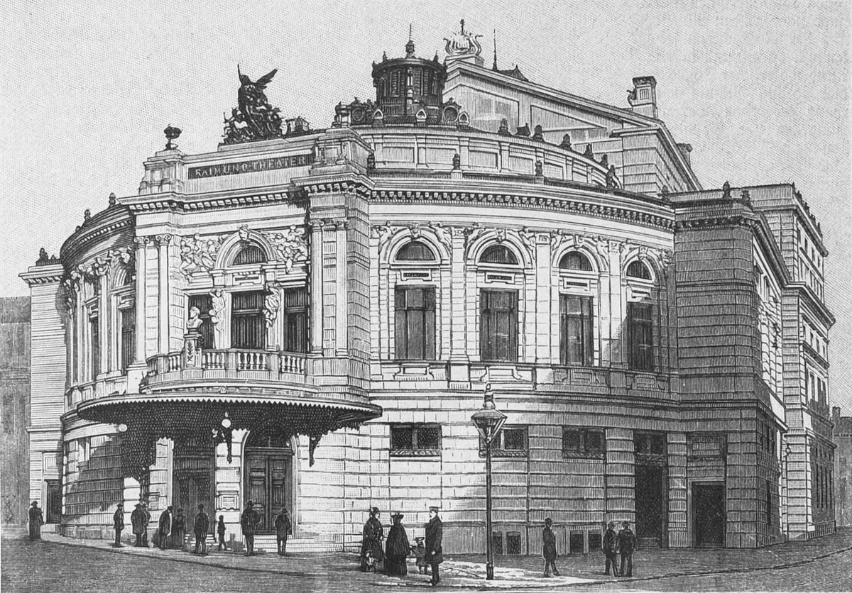 Historic Raimundtheater building in Vienna