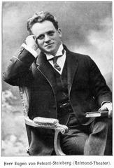 Portrait of Eugen Peteani von Steinberg, opera tenor from Görz, circa 1909