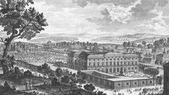 Gartenpalais Liechtenstein historic palace in Vienna illustration