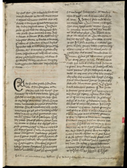 Page 204 of Codex Sangallensis 904 with Ogham letters gloss LATHEIRT meaning excessive drunkenness