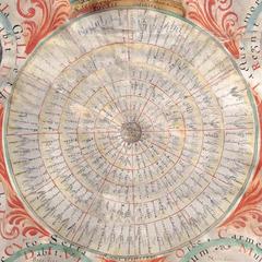 Baroque cassock with poetry wheel for Abbot Gallus Alt in St. Gallen 1684-85