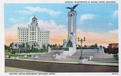 Maine Monument and National Hotel in Havana