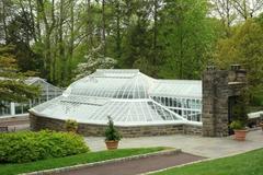 Morris Arboretum lush gardens with vibrant flowers and greenery