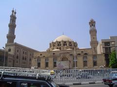 Al-Azhar Mosque and Al Azhar University in Cairo at sunset