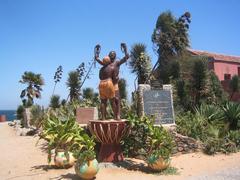 View of the Slave House monument on Gorée Island, Senegal, commemorating the history of slavery