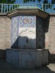Gül Baba Türbesindeki Cesme ornate historical fountain in Budapest