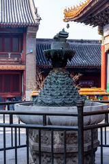 Fountain at Yonghe Temple in Beijing
