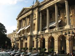 Facade of Hôtel de Crillon in Paris