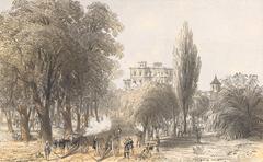 Moosah Bagh garden and historic building in Lucknow