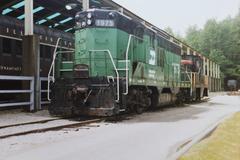 Burlington Northern BN 1975 GP9 locomotive at the National Museum of Transportation in St. Louis