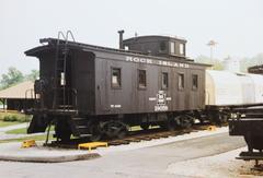 Historic Chicago Rock Island & Pacific Caboose from 1904 at National Museum of Transportation in St. Louis