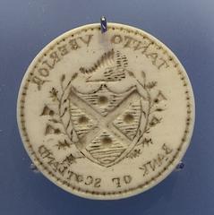 Mutton bones from a forgery kit for a banknote