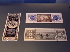 Scottish Widows Fund Book Marks at Museum on the Mound Edinburgh