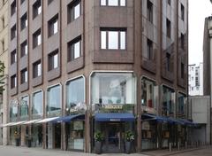 Breguet luxury watch boutique facade at Königsallee 6-8 corner Blumenstraße in Düsseldorf in June 2025