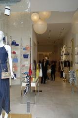 Patrizia Pepe boutique facade at Königsallee 52 in Düsseldorf during the grand opening on Monday, May 30, 2017