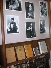 Photographs of exhibits at Freud Museum