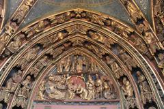 14th century Gothic Church of Our Lady in Nuremberg, Bavaria, Germany