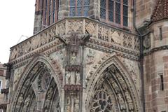 14th Century Gothic Church of Our Lady in Nuremberg, Bavaria, Germany