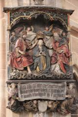 Church of Our Lady, 14th Century Gothic architecture in Nuremberg, Bavaria, Germany