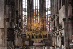 Church of Our Lady 14th Century Gothic architecture in Nuremberg