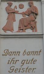 Relief sculpture by Ernst Hegenbarth at the Vienna Konzerthaus, created in 1912-13