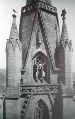 Elisabethkirche Marburg North tower in architectural detail