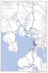 Classic pincer movement of Sixth Army advancing from north and Eighth Army from south to capture Manila