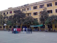 Sports ground in the dormitory of National Economics University