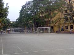 Sports court in the dormitory of National Economics University